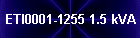 ETI0001-1255 1.5 kVA
